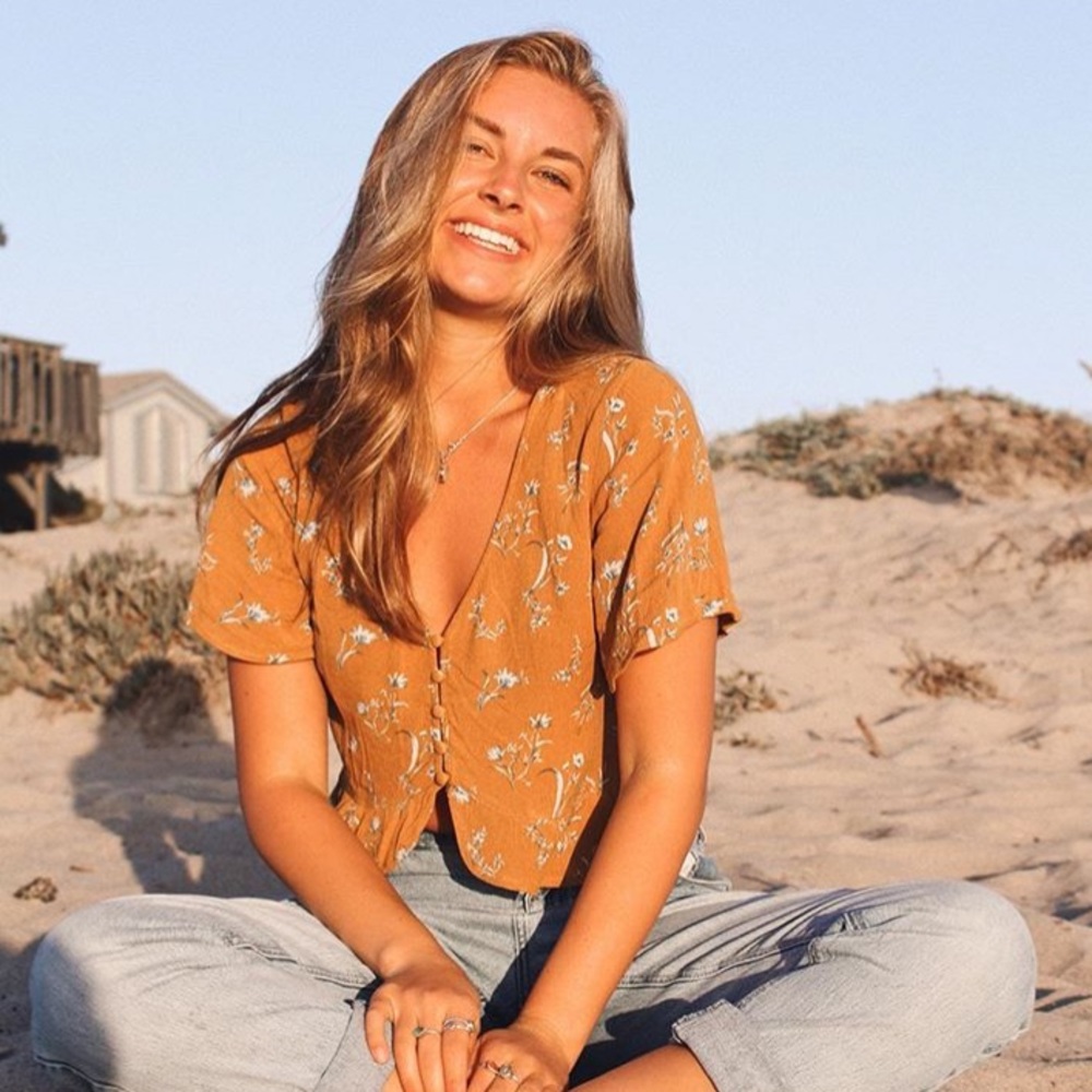 Pacsun Floral Top